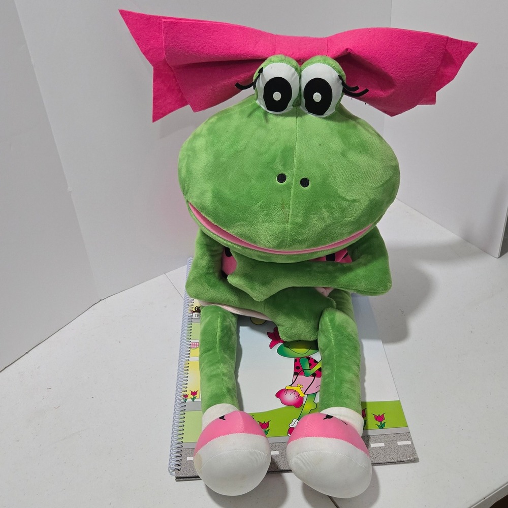 Frog Street Press Fanny Frog Plush and Going Down Frog Street A to Z Book Set